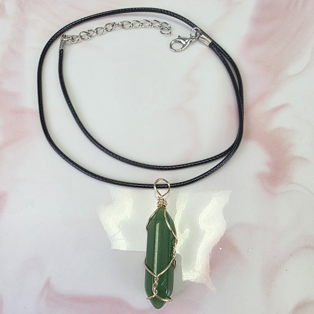 Natural Stone Pendant Necklace